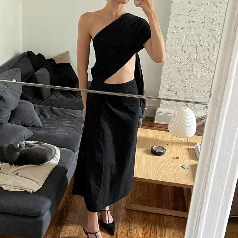 Yohji Yamamoto mainline(femme) black dress
